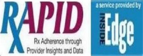 RXAPID RX ADHERENCE THROUGH PROVIDER INSIGHTS AND DATA A SERVICE PROVIDED BY INSIDE EDGE