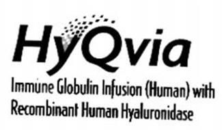 HYQVIA IMMUNE GLOBULIN INFUSION (HUMAN) WITH RECOMBINANT HUMAN HYALURONIDASE