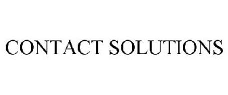 CONTACT SOLUTIONS
