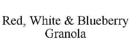 RED, WHITE & BLUEBERRY GRANOLA