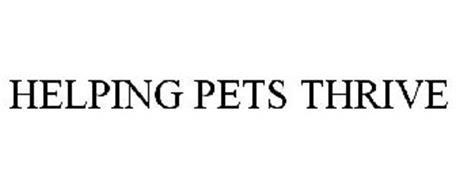 HELPING PETS THRIVE
