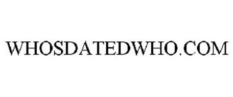 WHO'S DATED WHO ? .COM