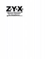 ZYX ABC MASTERY STANDARD FOR EXCELLENCE
