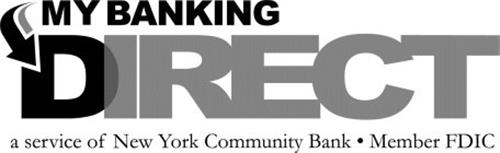 MY BANKING DIRECT A SERVICE OF NEW YORK COMMUNITY BANK · MEMBER FDIC