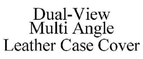 DUAL-VIEW MULTI ANGLE LEATHER CASE COVER