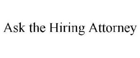 ASK THE HIRING ATTORNEY