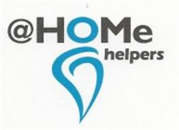 @HOMEE HELPERS, WITH THE O FORMING THE HEAD OF A TEARDROP-SHAPED PERSON