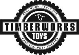 REAL WOOD REAL FUN TT TIMBERWORKS TOYS MADE STRONG IN AMERICA