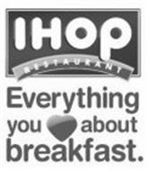 IHOP RESTAURANT EVERYTHING YOU ABOUT BREAKFAST.