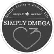 SIMPLY OMEGA HEALTHY LIVING + HEALTHY LIFE OMEGA-3 ENRICHED 3