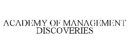 ACADEMY OF MANAGEMENT DISCOVERIES