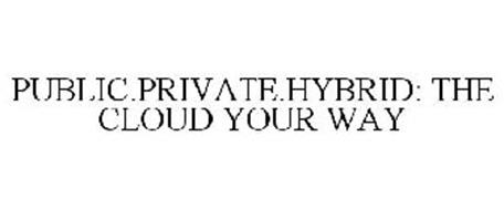 THE CLOUD YOUR WAY: PUBLIC. PRIVATE. HYBRID