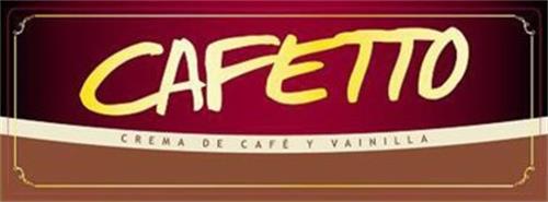 CAFETTO CREMA DE CAFÉ Y VAINILLA