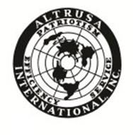 ALTRUSA INTERNATIONAL INC. PATRIOTISM EFFICIENCY SERVICE