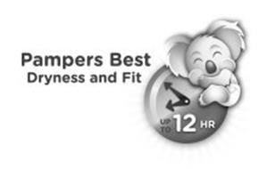 PAMPERS BEST DRYNESS AND FIT UP TO 12 HR