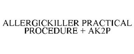 ALLERGICKILLER PRACTICAL PROCEDURE + AK2P