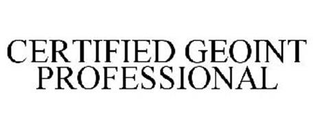 CERTIFIED GEOINT PROFESSIONAL