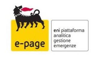 E-PAGE ENI PIATTAFORMA ANALITICA GESTIONE EMERGENZE