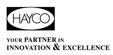 HAYCO YOUR PARTNER IN INNOVATION & EXCELLENCE