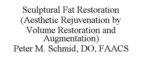 SCULPTURAL FAT RESTORATION (AESTHETIC REJUVENATION BY VOLUME) PETER M. SCHMID, DO, FAACS