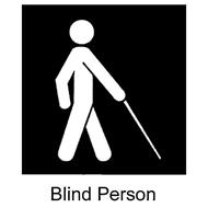 BLIND PERSON