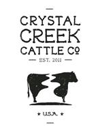 CRYSTAL CREEK CATTLE CO EST. 2011 U.S.A.