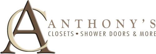 AC ANTHONY'S CLOSETS · SHOWER DOORS & MORE