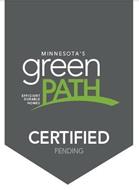 MINNESOTA GREEN PATH EFFICIENT DURABLE HOMES CERTIFIED PENDING