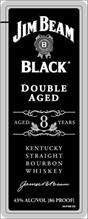 JIM BEAM B BEAM FORMULA  A STANDARD SINCE 1795 BLACK DOUBLE AGED AGED 8 YEARS KENTUCKY STRAIGHT BOURBON WHISKEY JAMES B BEAM 43% ALC/VOL {86 PROOF} 04-F400 ES
