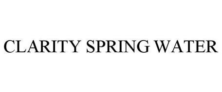 CLARITY SPRING WATER
