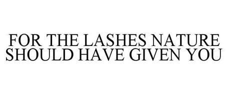FOR THE LASHES NATURE SHOULD HAVE GIVEN YOU