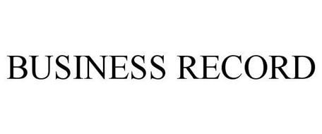 BUSINESS RECORD