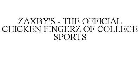 ZAXBY'S - THE OFFICIAL CHICKEN FINGERZ OF COLLEGE SPORTS