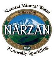 NARZAN NATURAL MINERAL WATER NATURALLY SPARKLING KISLOVODSK 1894