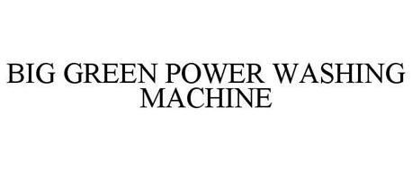 BIG GREEN POWER WASHING MACHINE