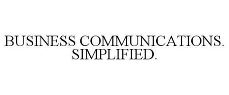 BUSINESS COMMUNICATIONS. SIMPLIFIED.