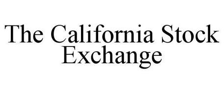 THE CALIFORNIA STOCK EXCHANGE
