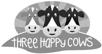 THREE HAPPY COWS