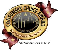 CONSUMERS' CHOICE AWARD FOR BUSINESS EXCELLENCE 