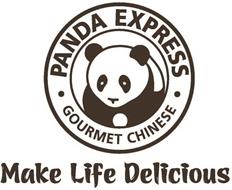 · PANDA EXPRESS · GOURMET CHINESE MAKE LIFE DELICIOUS