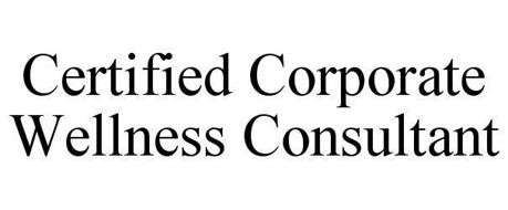 CERTIFIED CORPORATE WELLNESS CONSULTANT