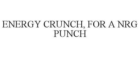 ENERGY CRUNCH, FOR A NRG PUNCH