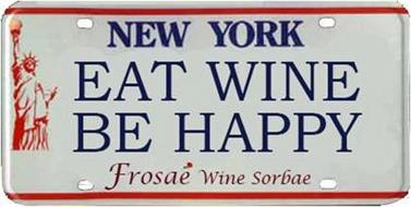 NEW YORK EAT WINE BE HAPPY FROSAÉ WINE SORBAE