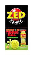 ZED CANDY LIQUID FILLED GUM TENNIS BALL LEMON & LIME FLAVOURING ZED CANDY