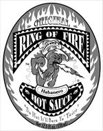 ORIGINAL RING OF FIRE HABANERO HOT SAUCE 