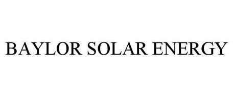 BAYLOR SOLAR ENERGY