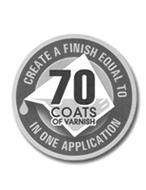 CREATE A FINISH EQUAL TO 70 COATS OF VARNISH IN ONE APPLICATION