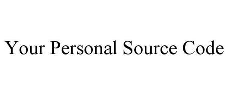 YOUR PERSONAL SOURCE CODE