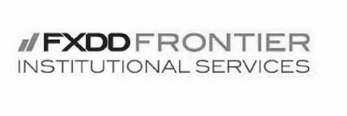 FXDD FRONTIER INSTITUTIONAL SERVICES