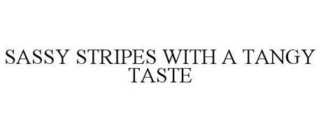 SASSY STRIPES WITH A TANGY TASTE